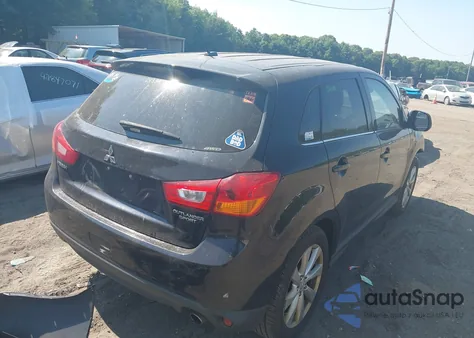 2013 Mitsubishi Outlander Sport Se from USA, damaged, VIN 4A4AR4AU1DE012551